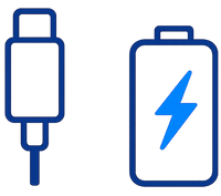 USB-C Wiederaufladbar